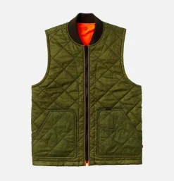 FILSON Eagle Plains Vest Surplus Green< Vestes