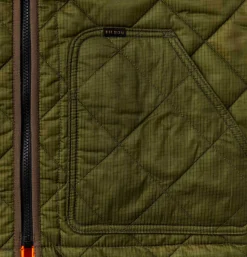 FILSON Eagle Plains Vest Surplus Green< Vestes