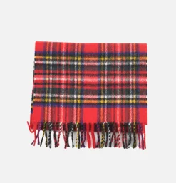 JOSHUA ELLIS Echarpe Cachemire Tartan Red< Gants • Bonnets • Echarpes