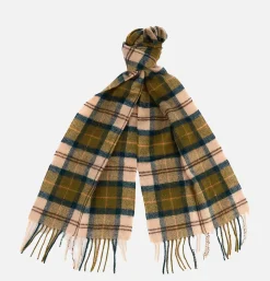 BARBOUR Echarpe Lambswool Tartan Green< Gants • Bonnets • Echarpes