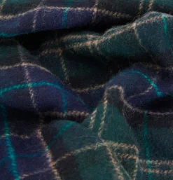 BARBOUR Echarpe Tartan Lambswool Scarf Green Loch< Accessoires|Gants • Bonnets • Echarpes