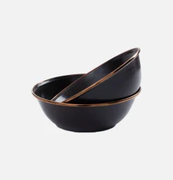 BAREBONES Enamel Bowl Set X 2 Charcoal< Outdoor