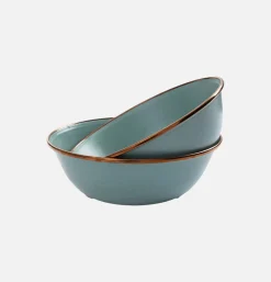 BAREBONES Enamel Bowl Set X 2 Mint< Outdoor