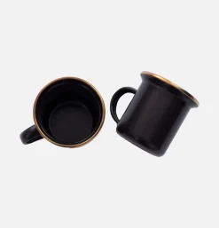 BAREBONES Enamel Cup Set X 2 Charcoal< Outdoor