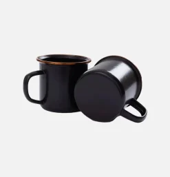 BAREBONES Enamel Cup Set X 2 Charcoal< Outdoor