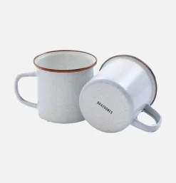 BAREBONES Enamel Cup Set X 2 Egg Shell< Outdoor
