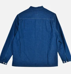 FOB FACTORY F2442 Denim Us Army Shirt P/o< Chemises