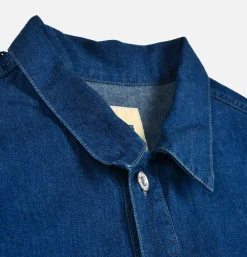 FOB FACTORY F2442 Denim Us Army Shirt P/o< Chemises