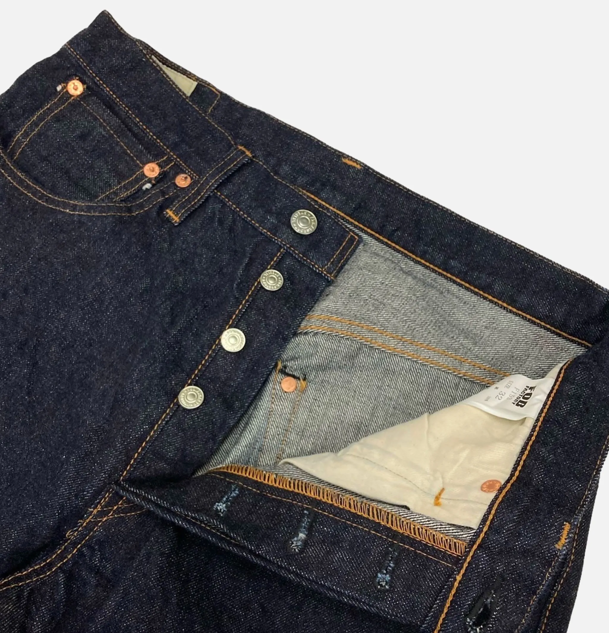 FOB FACTORY F153 Selvedge Denim Tapered< Jeans