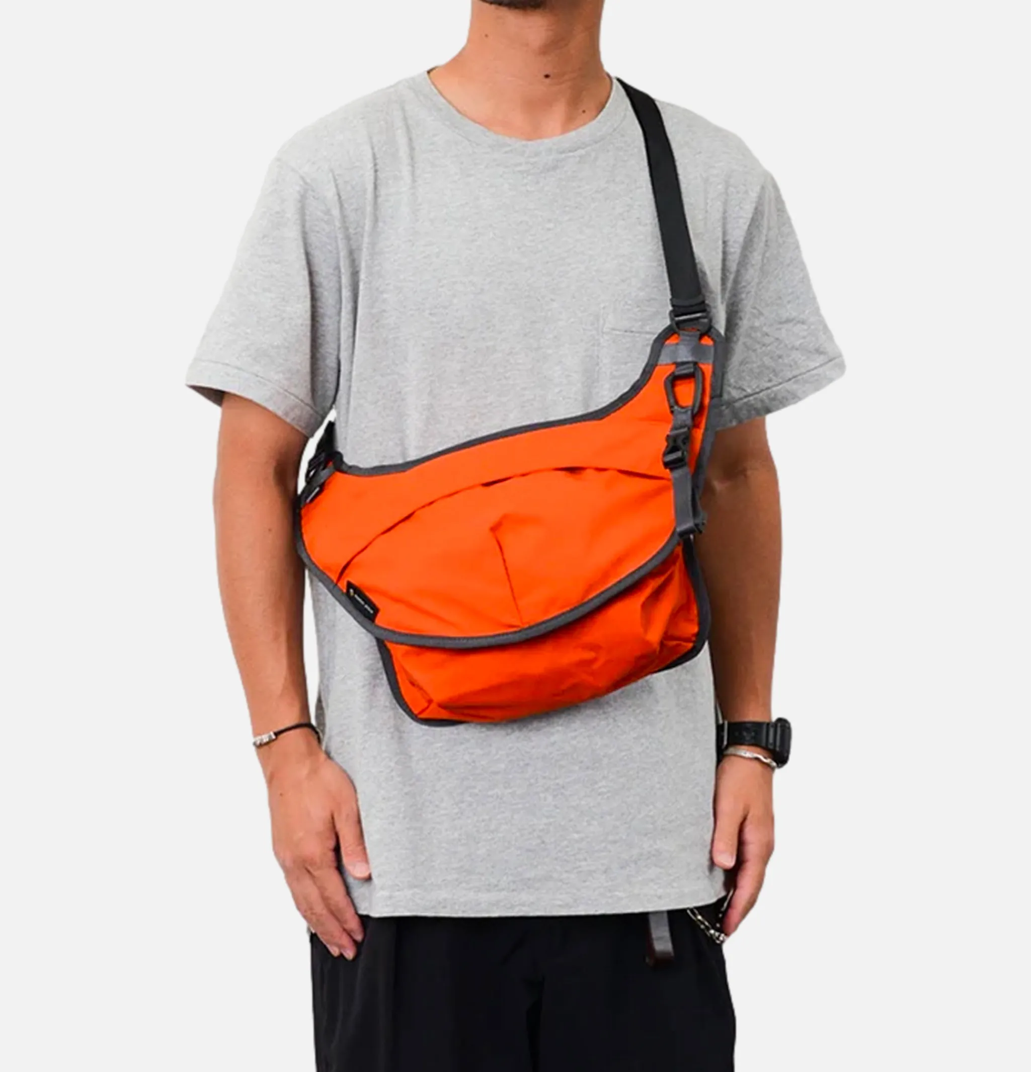 MASTER-PIECE Face Front Bag Orange< Sacs Bandoulière