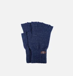 BARBOUR Fingerless Gloves Navy< Gants • Bonnets • Echarpes