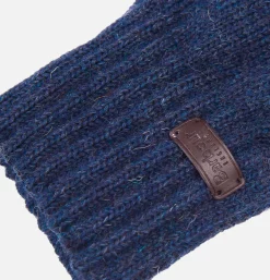 BARBOUR Fingerless Gloves Navy< Gants • Bonnets • Echarpes