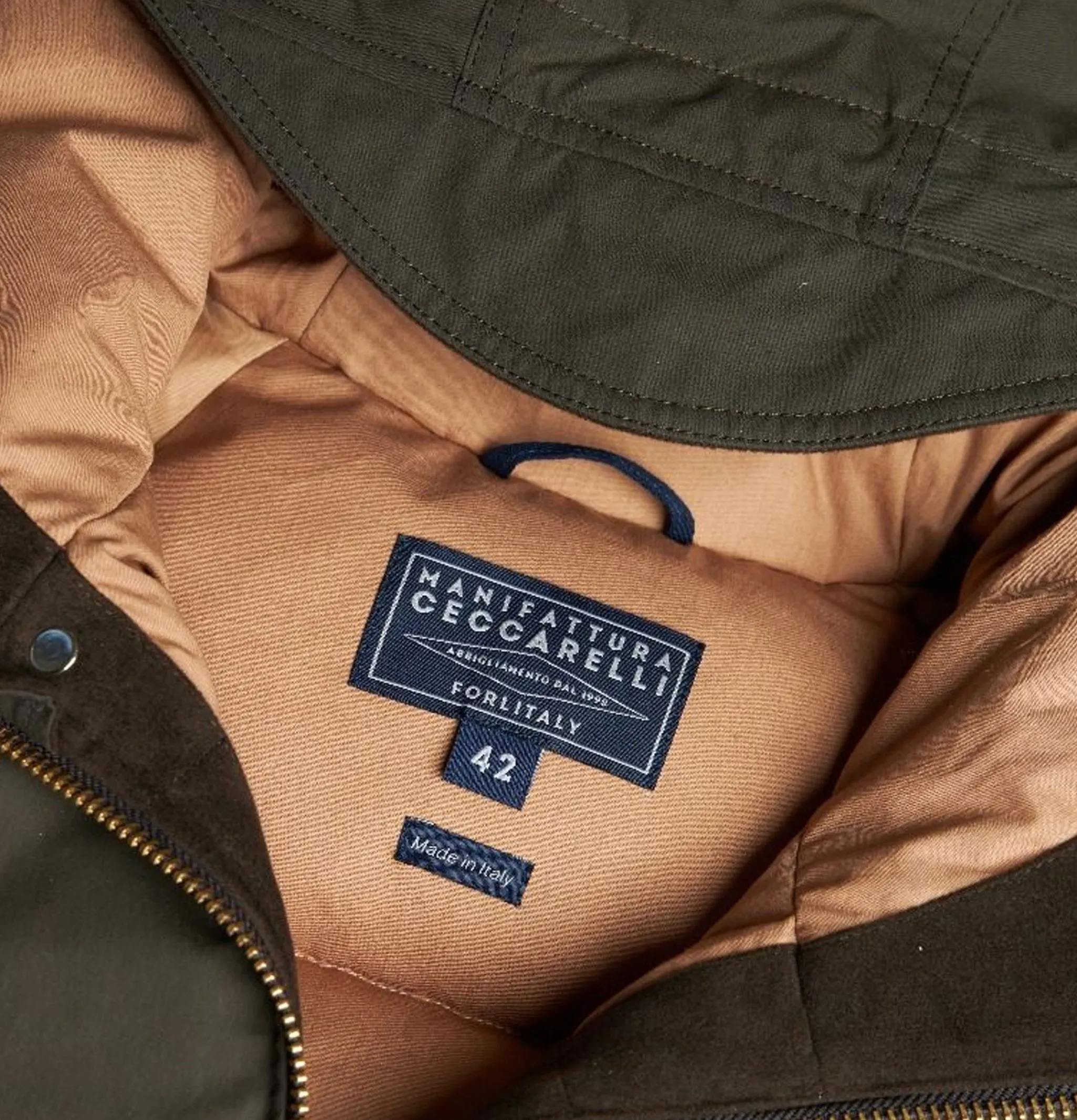 MANIFATTURA CECCARELLI Fisherman Down Parka Chocolat< Blousons & Manteaux