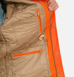 MANIFATTURA CECCARELLI Fisherman Parka Orange< Blousons & Manteaux