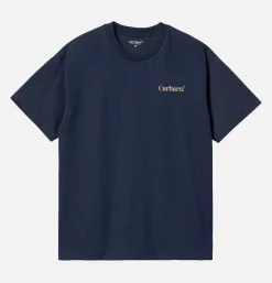 CARHARTT WIP Fold Duck Tee Air Force Blue< T-shirts