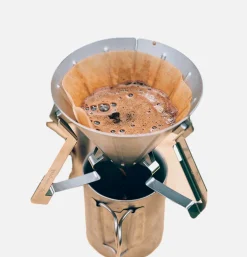SNOW PEAK Folding Coffee Drip acier inoxydable< Maison|Outdoor