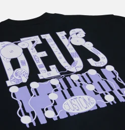 DEUS Full Circuit Tee Black< T-shirts