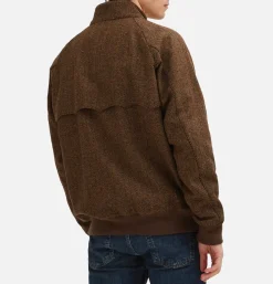 BARACUTA G9 Herringbone Wool Bark< Vestes