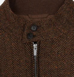 BARACUTA G9 Herringbone Wool Bark< Vestes