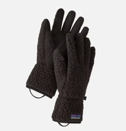 PATAGONIA ACCESSORIES Gant Retro Pile Black< Gants • Bonnets • Echarpes