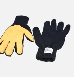 UPSTATE Gants Full Finger Navy< Gants • Bonnets • Echarpes