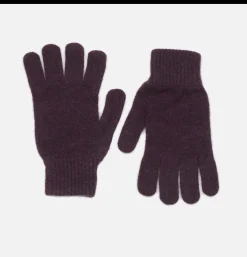 ROBERT MACKIE Gants Munro Blackgrape< Gants • Bonnets • Echarpes