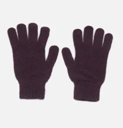 ROBERT MACKIE Gants Munro Blackgrape< Gants • Bonnets • Echarpes