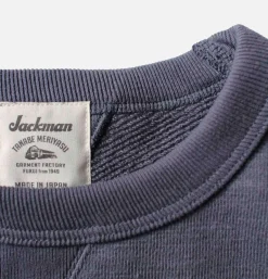 JACKMAN Gg Sweat Crewneck Classic Blue< Sweats & Polaires