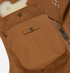 WOOLRICH Gilet de pêche classique Beige< Blousons & Manteaux