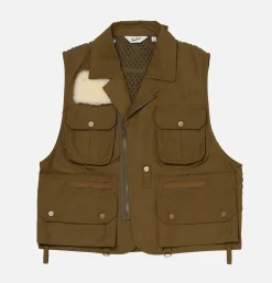 WOOLRICH Gilet de pêche classique Olive< Blousons & Manteaux