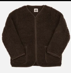 COLDBREAKER Gilet Nordeen Dark Brown< Sweats & Polaires