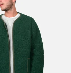COLDBREAKER Gilet Nordeen Dark Green< Sweats & Polaires