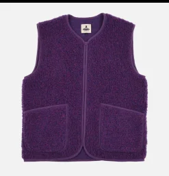 COLDBREAKER Gilet Pepitco Purple< Sweats & Polaires