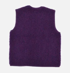 COLDBREAKER Gilet Pepitco Purple< Sweats & Polaires