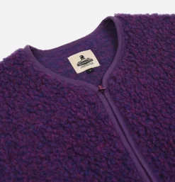 COLDBREAKER Gilet Pepitco Purple< Sweats & Polaires