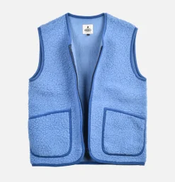 COLDBREAKER Gilet Pepitco Toyblue< Sweats & Polaires