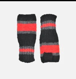 SUBLIME Hand Knit Line Glove Black< Gants • Bonnets • Echarpes