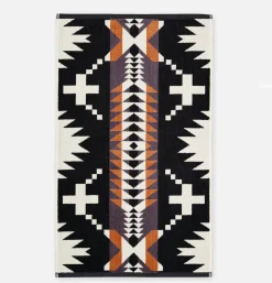 PENDLETON Hand Towel Spider Rock Black< Maison