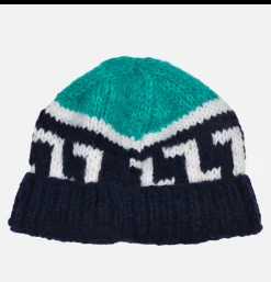 SUBLIME Handknit Pattern navy< Gants • Bonnets • Echarpes|Chapeaux & Casquettes