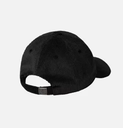 CARHARTT WIP Harlem Cord Cap Black< Chapeaux & Casquettes