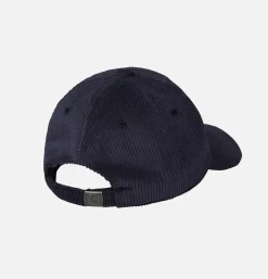 CARHARTT WIP Harlem Cord Cap Dark Navy< Chapeaux & Casquettes