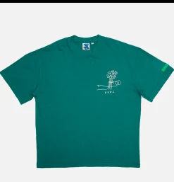 DEUS Hauntology Tee Forest Green< T-shirts