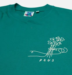 DEUS Hauntology Tee Forest Green< T-shirts