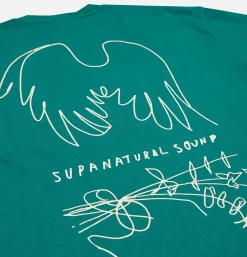 DEUS Hauntology Tee Forest Green< T-shirts
