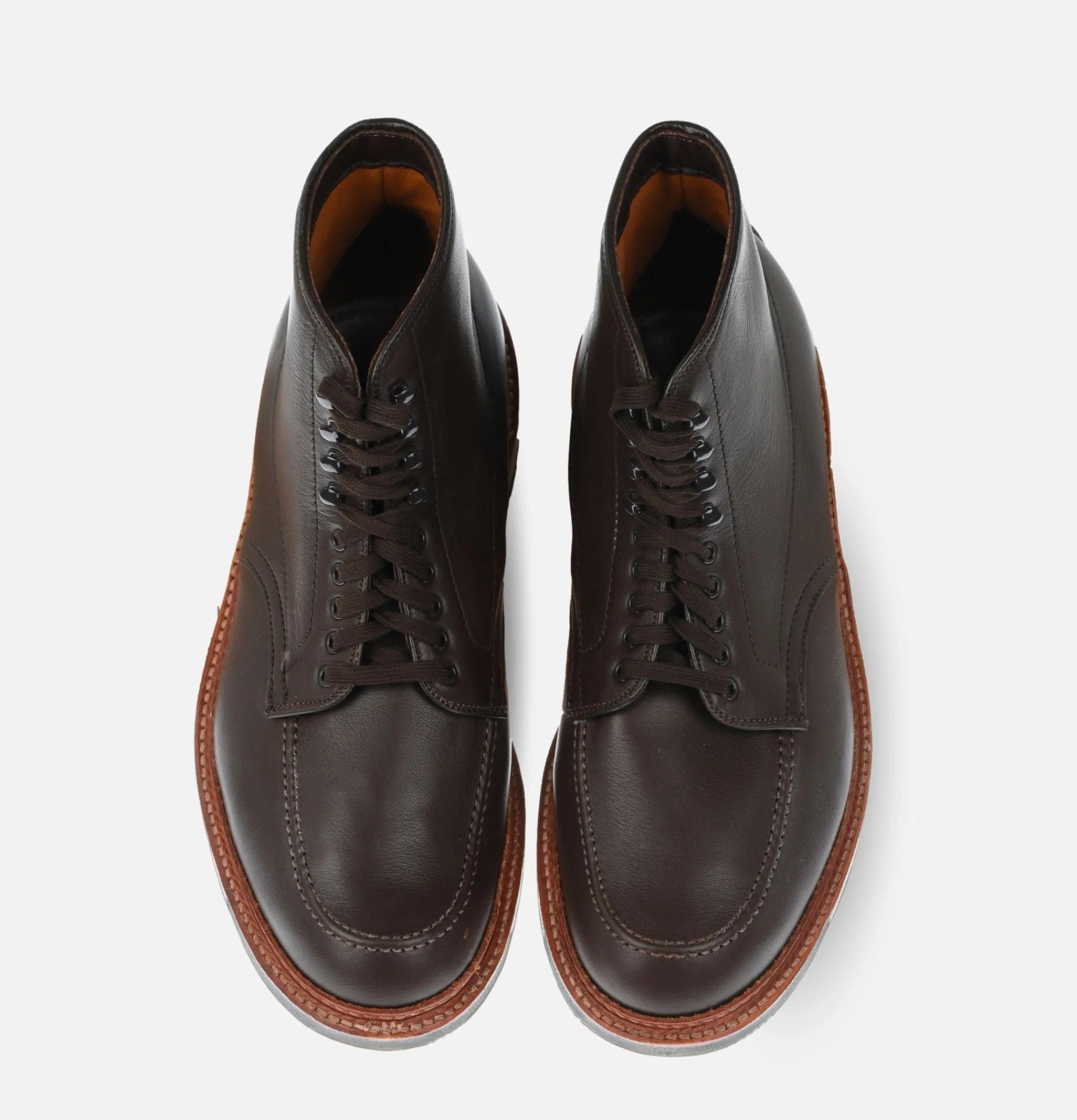 ALDEN SHOE CO 4012HC - Indy Boot Brown Rusticalf<Homme Bottes