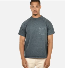 GOOD ON Heavy Raglan Pocket Tee Slate< T-shirts