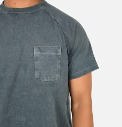 GOOD ON Heavy Raglan Pocket Tee Slate< T-shirts