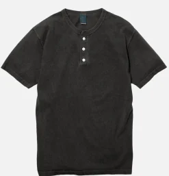 GOOD ON Henley Tee Black< T-shirts