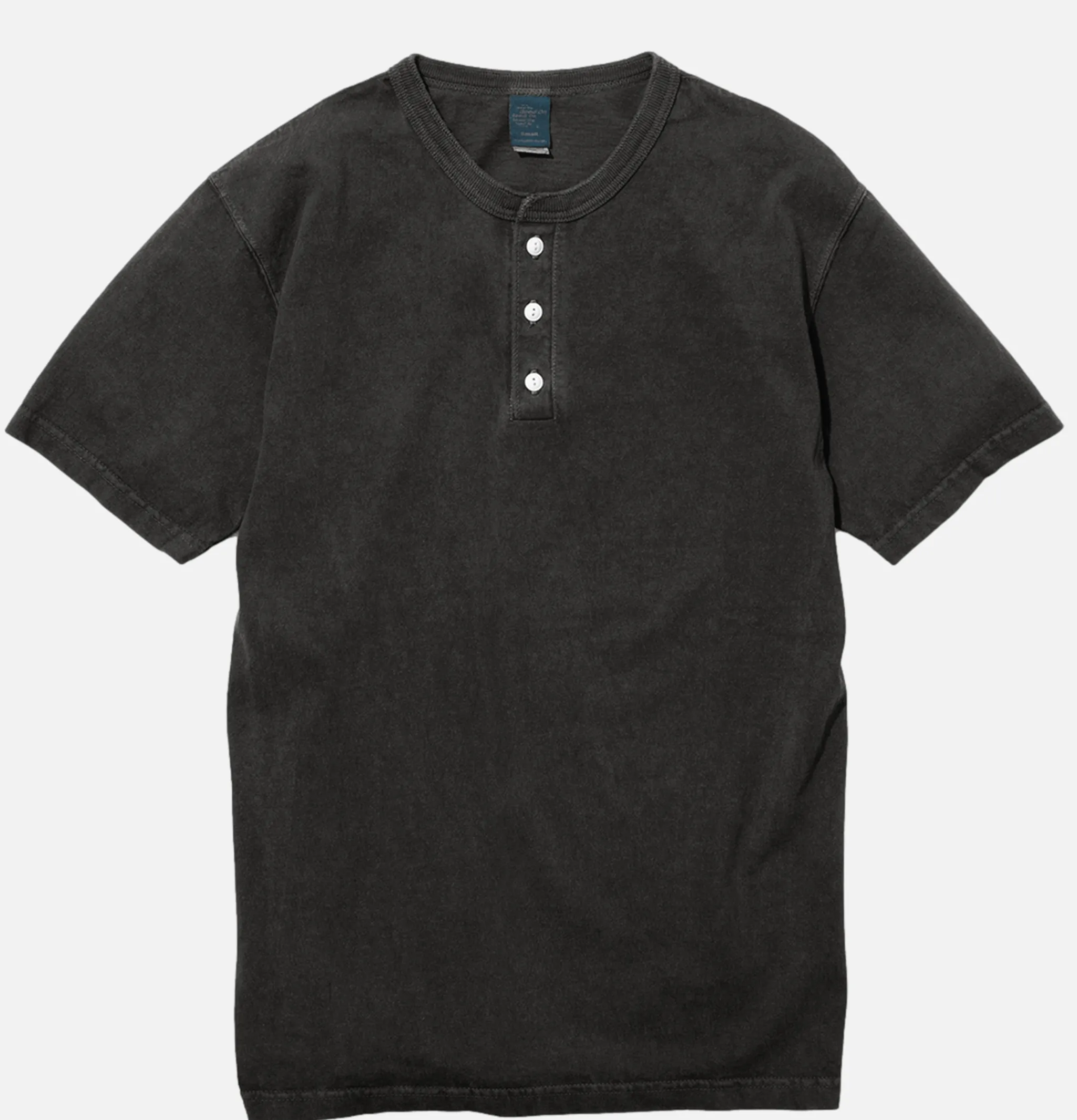GOOD ON Henley Tee Black< T-shirts