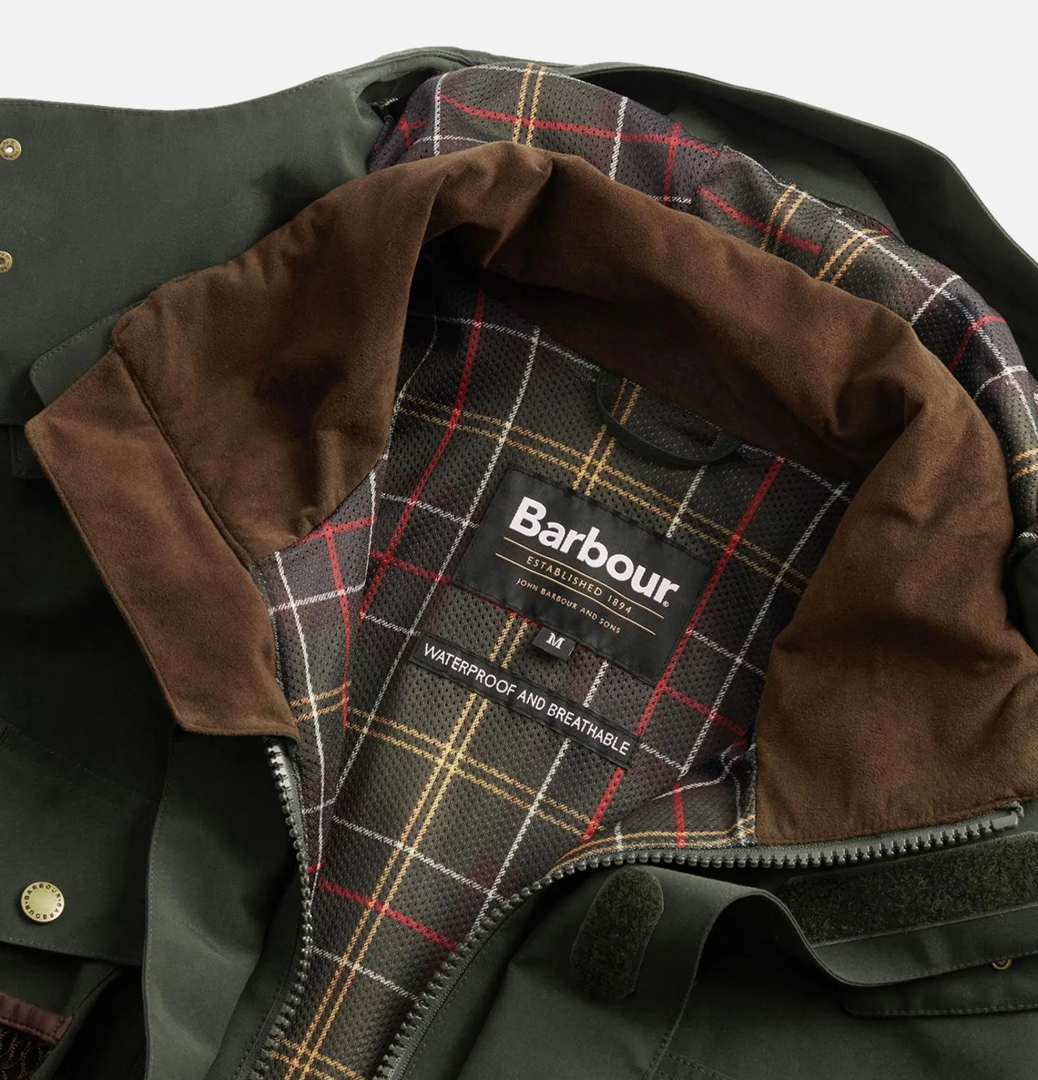 BARBOUR Heritage Dryfly Waterproof Sage< Blousons & Manteaux